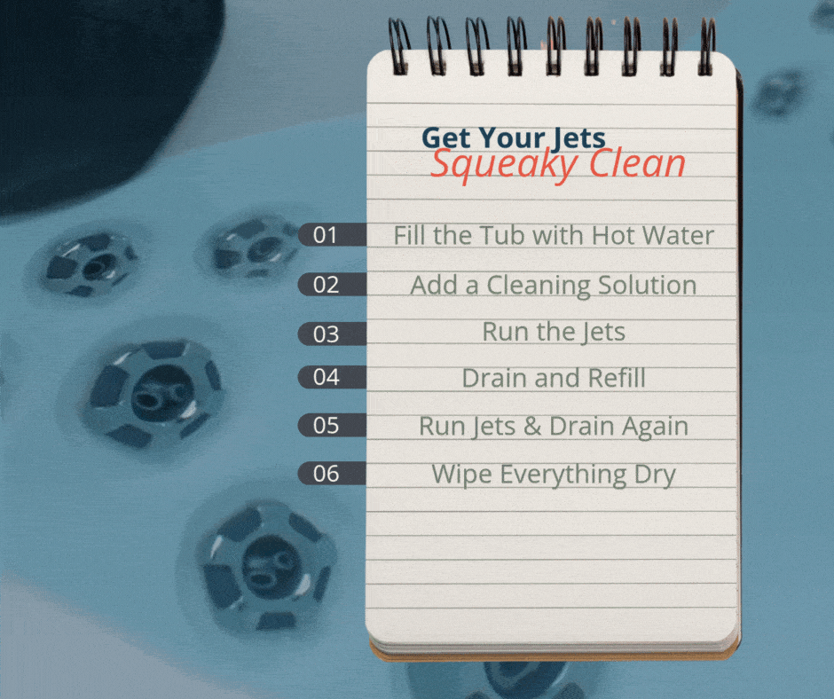 how to clean bath tub jets