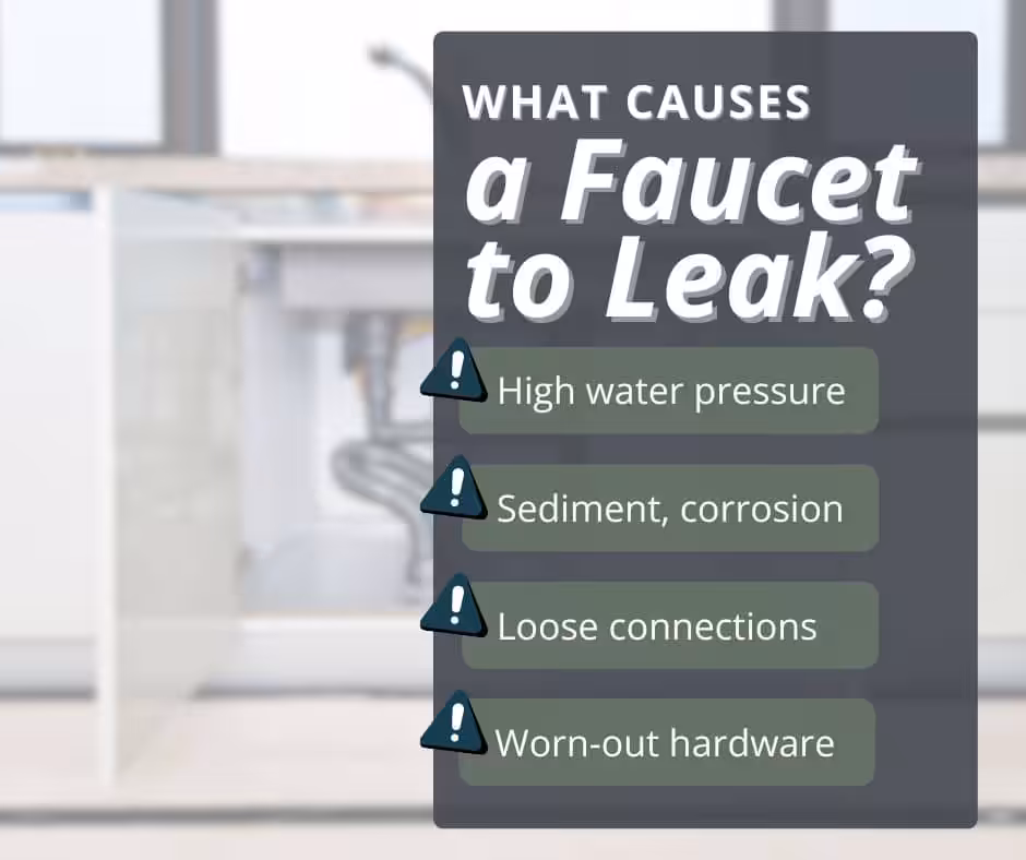 identifying causes before you fix a leaky kitchen faucet
