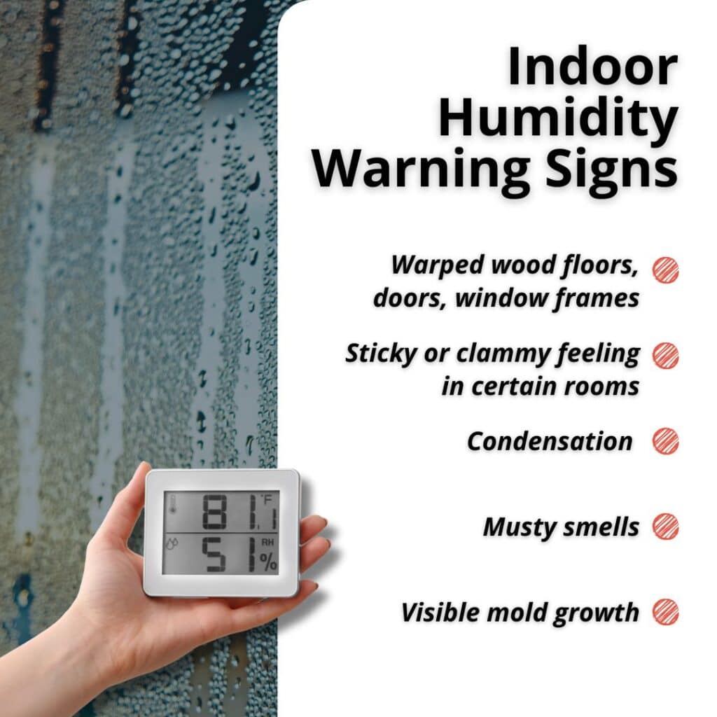 how to know to lower house humidity