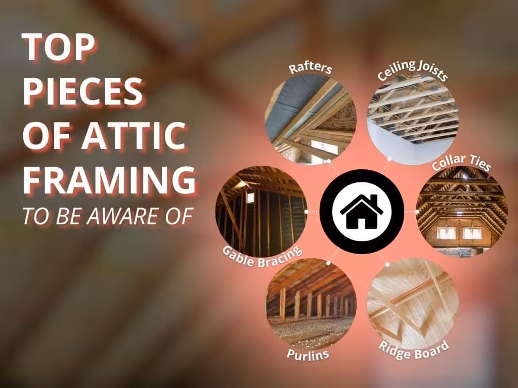 attic structure pieces